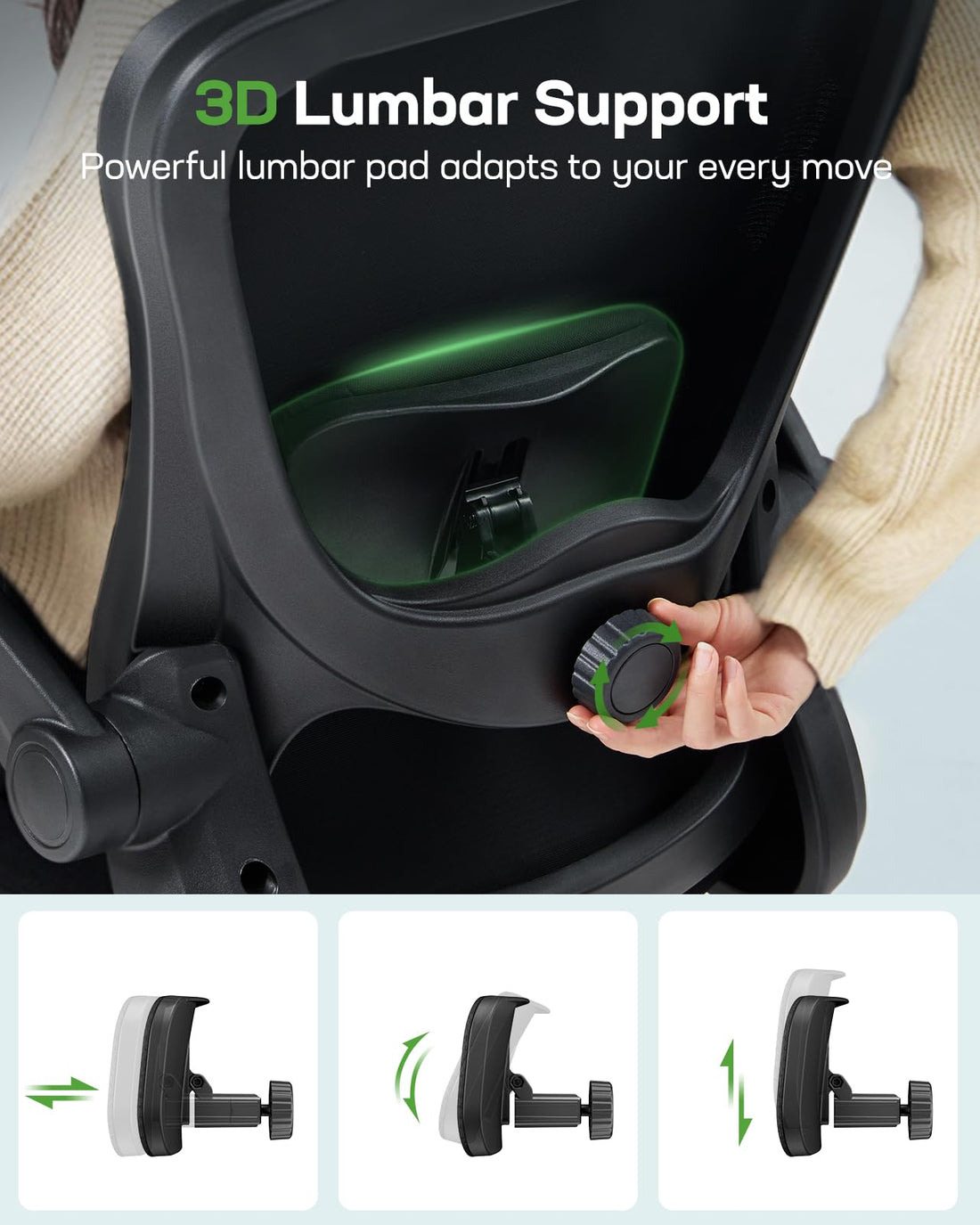 Marsail Ergonomic Office Chair, Mesh