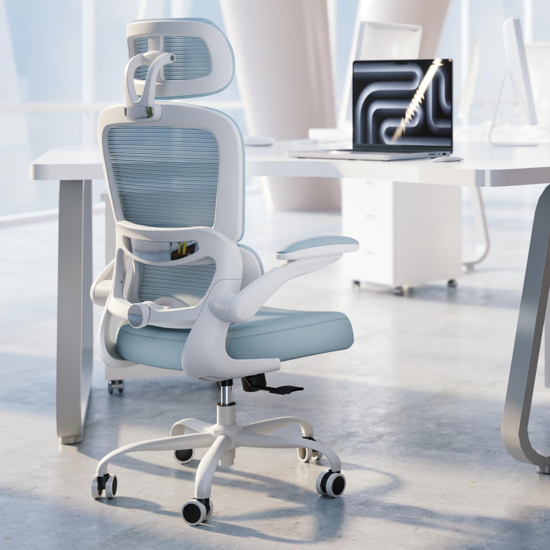 TRALT Ergonomic High Back Office Chair, Black