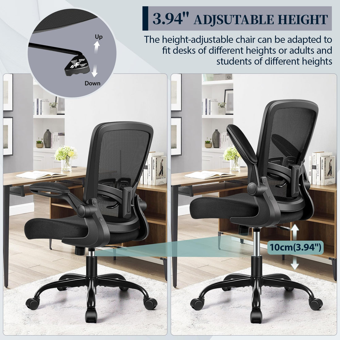FelixKing Ergonomic Office Chair, Black