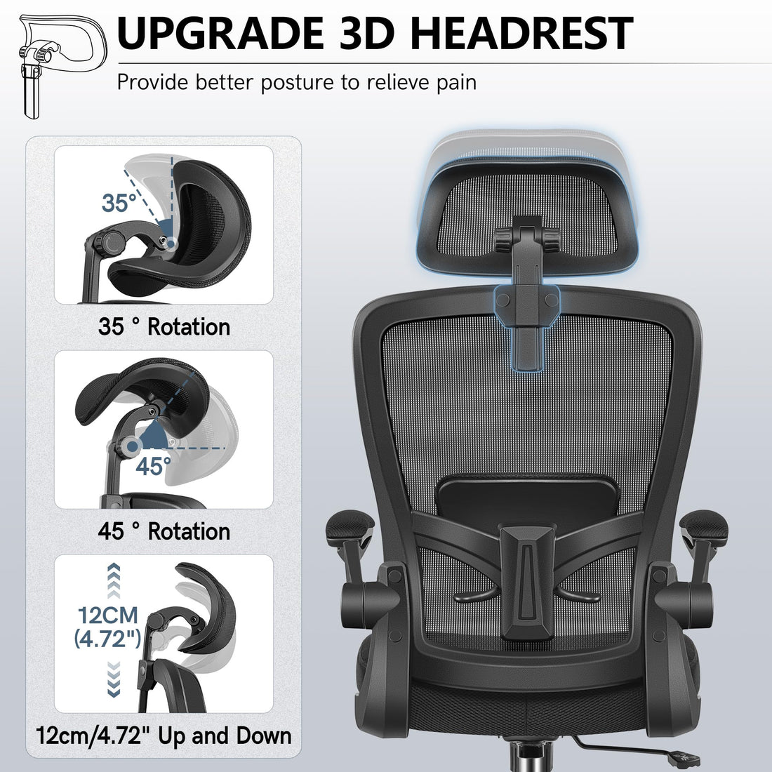 FelixKing Ergonomic Office Chair, Black