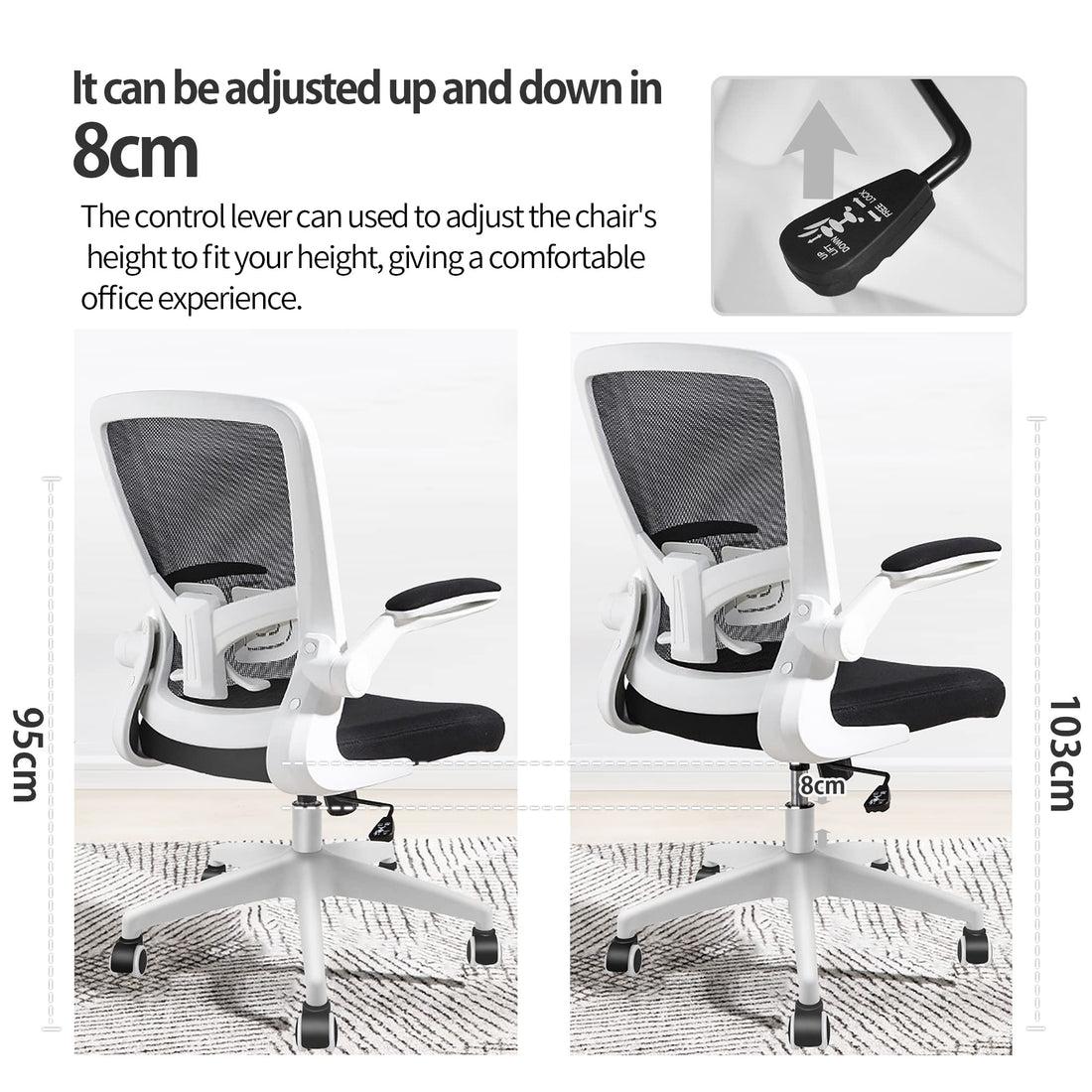 FelixKing Ergonomic Office Chair, Black