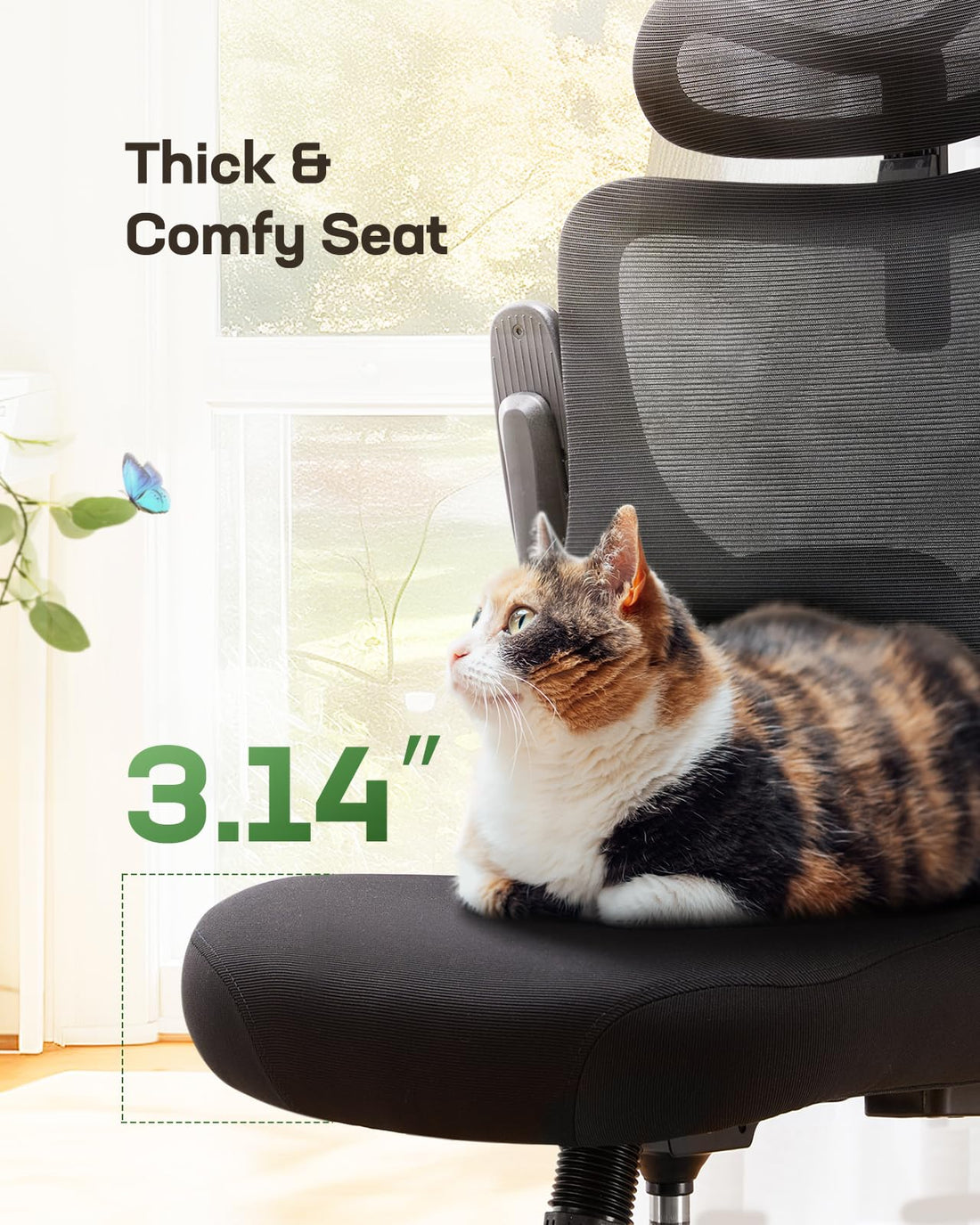 Marsail Ergonomic Office Chair, Mesh