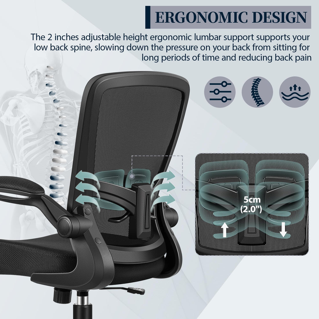 FelixKing Ergonomic Office Chair, Black