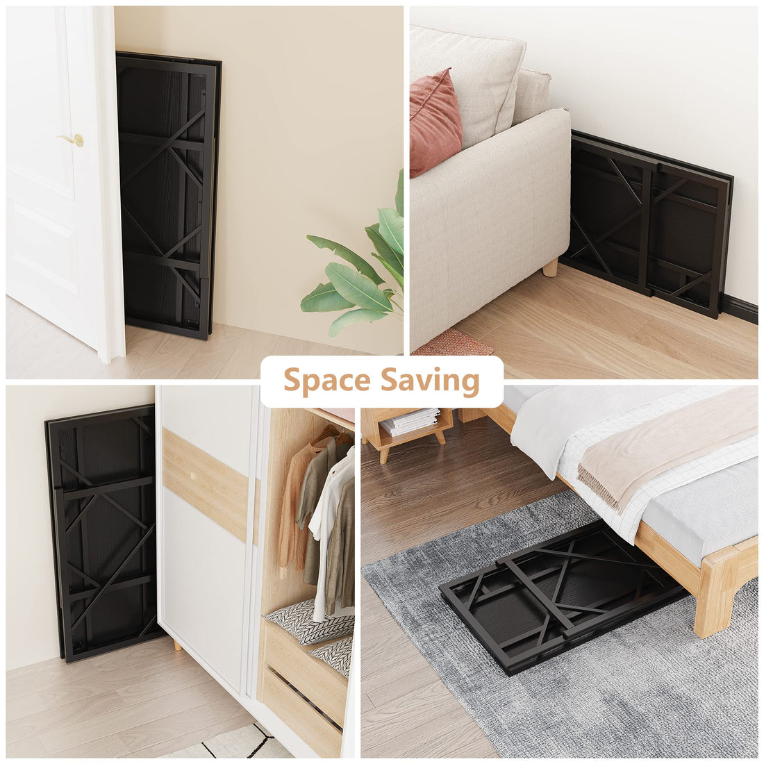 Elephance Folding Computer Desk for Home Office