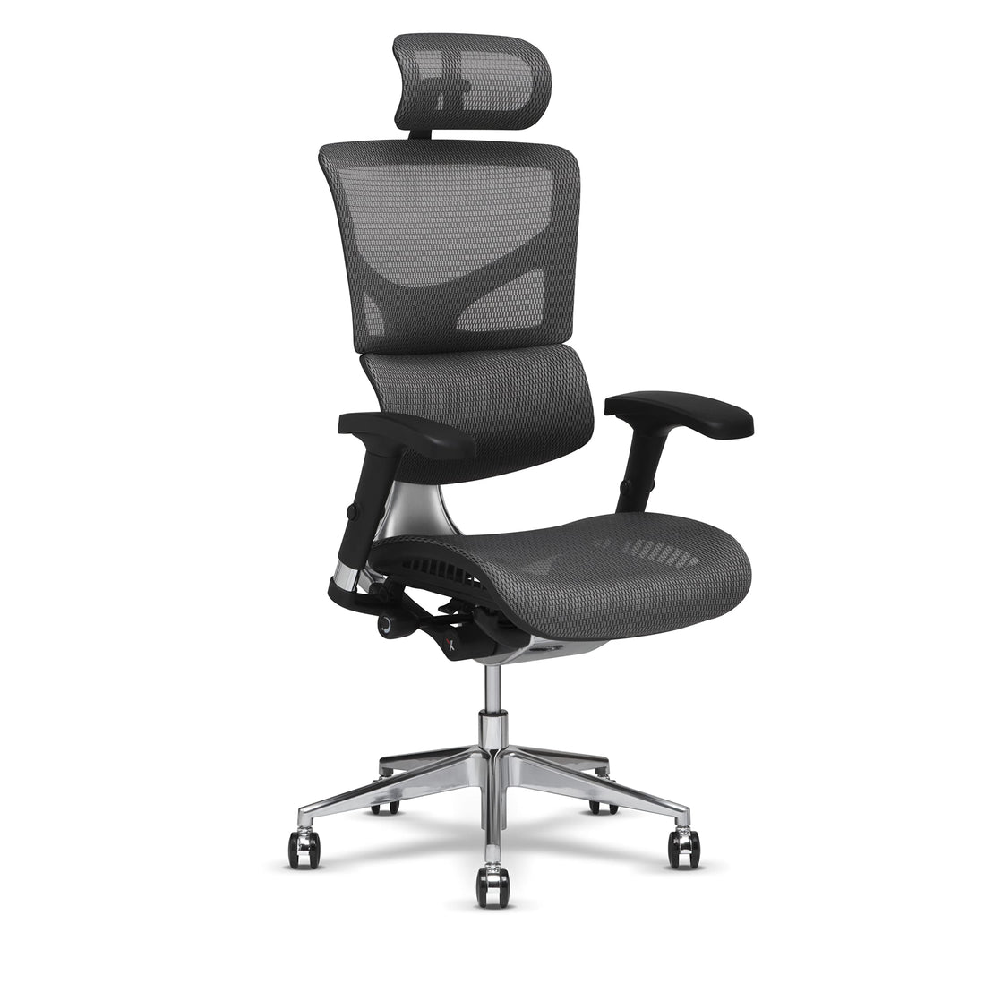 X-Chair X2 Ergonomic Task Chair, Black Mesh