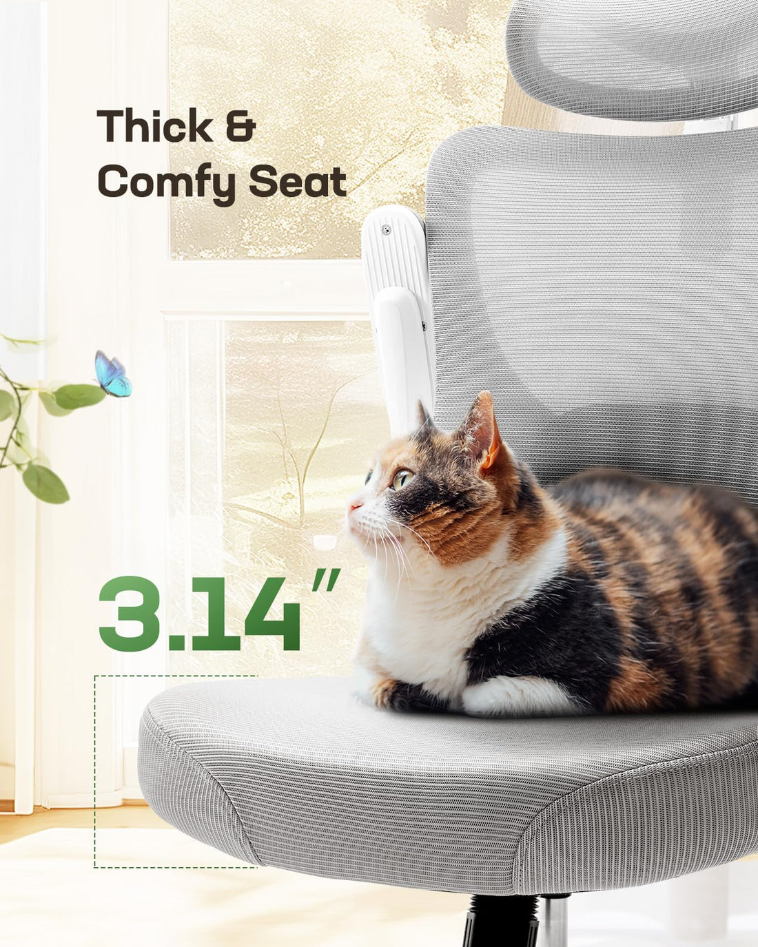 Marsail Ergonomic Office Chair, Mesh