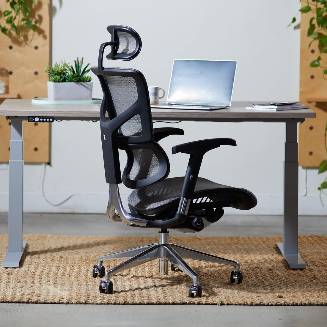 X-Chair X2 Ergonomic Task Chair, Black Mesh