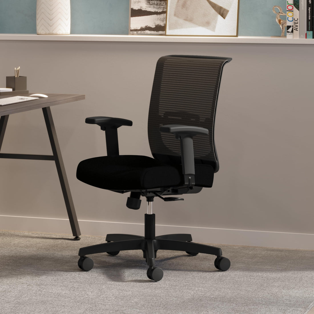 HON Convergence Ergonomic Office Chair, Black