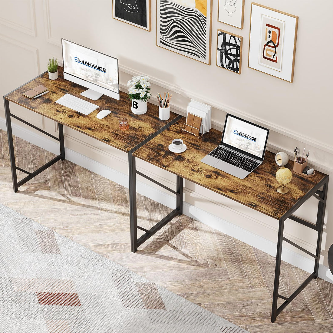 Elephance Folding Computer Desk for Home Office
