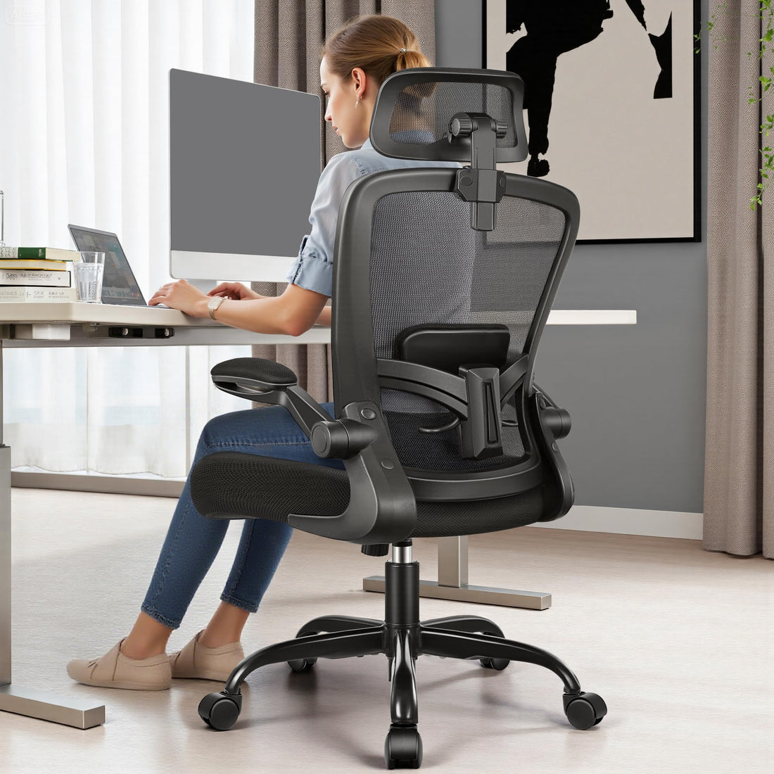 FelixKing Ergonomic Office Chair, Black