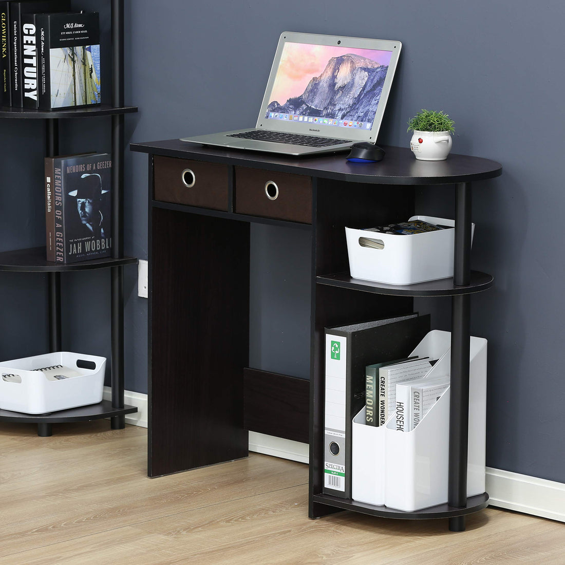FURINNO Simplistic Study Table, Light Blue
