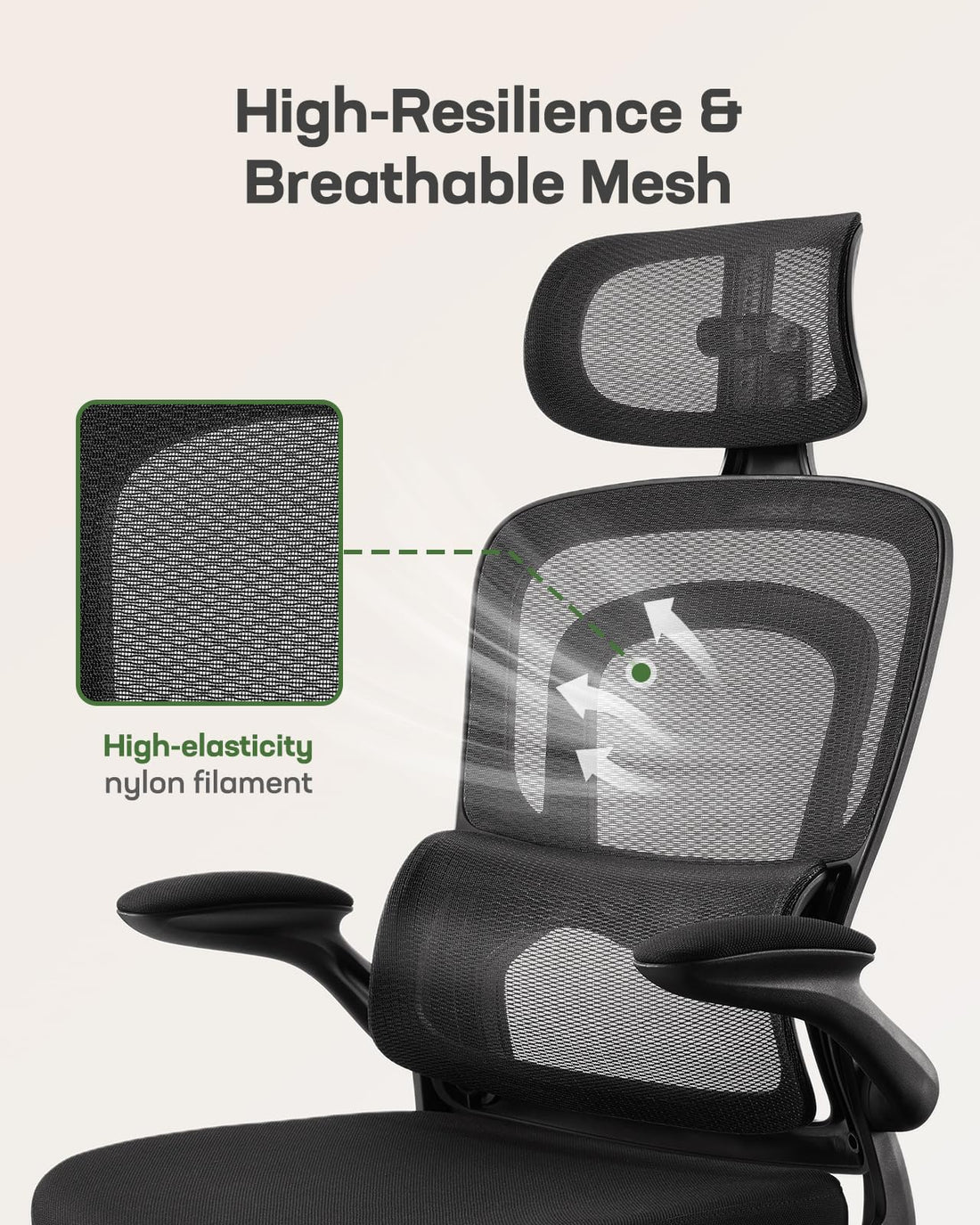Marsail Ergonomic Office Chair, Mesh