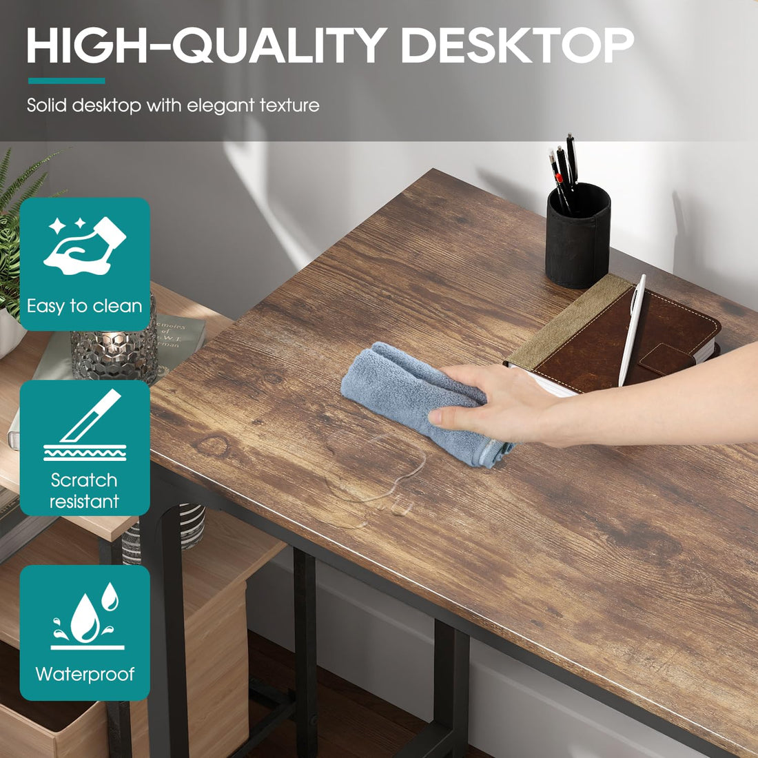 BestOffice 32" Modern Computer Desk, Black
