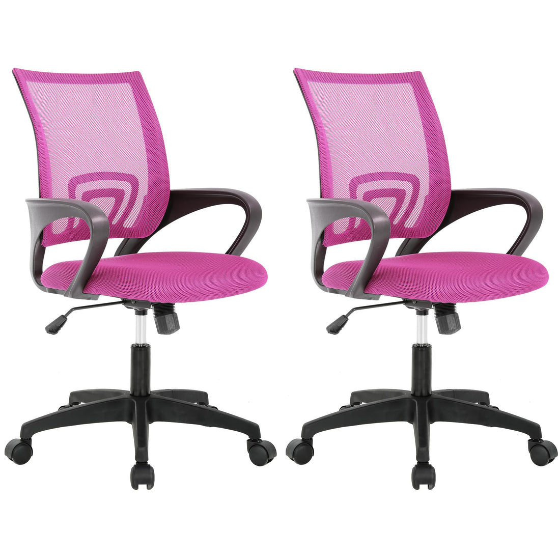 BestOffice Ergonomic Mid-Back Desk Chair – Black