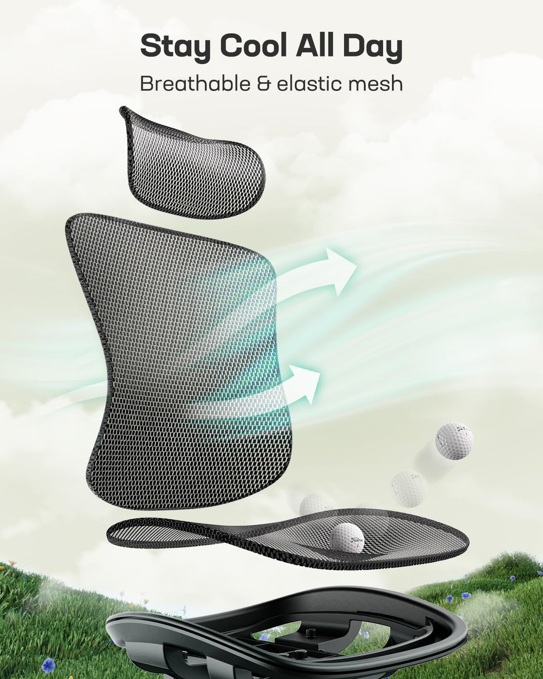 Marsail Ergonomic Office Chair, Mesh