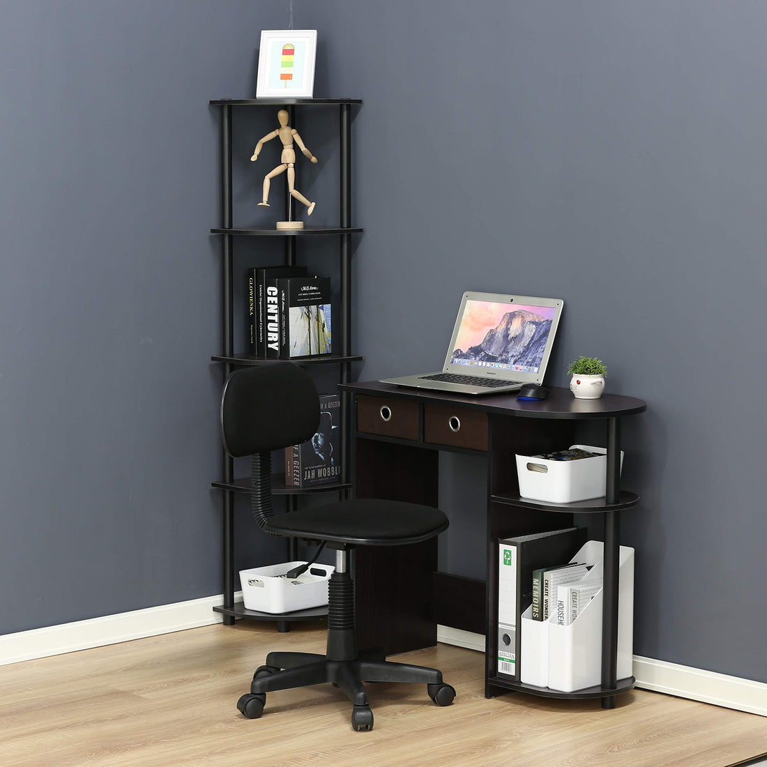 FURINNO Simplistic Study Table, Light Blue