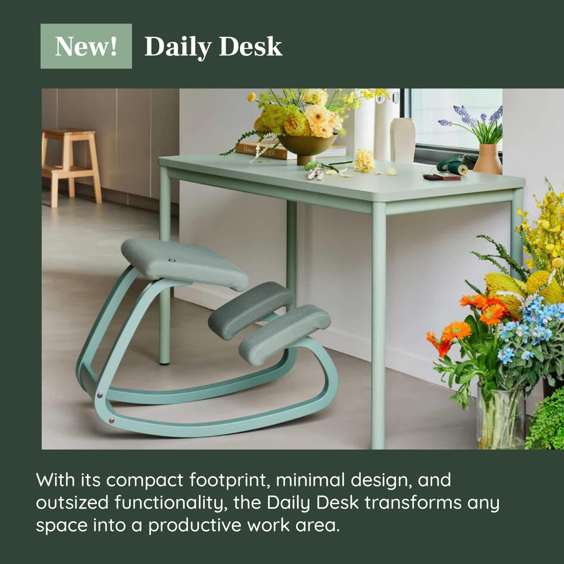 Branch Daily 36" Walnut Home Office Desk
