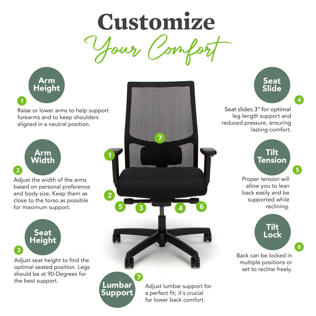 HON Ignition 2.0 Office Chair, Black