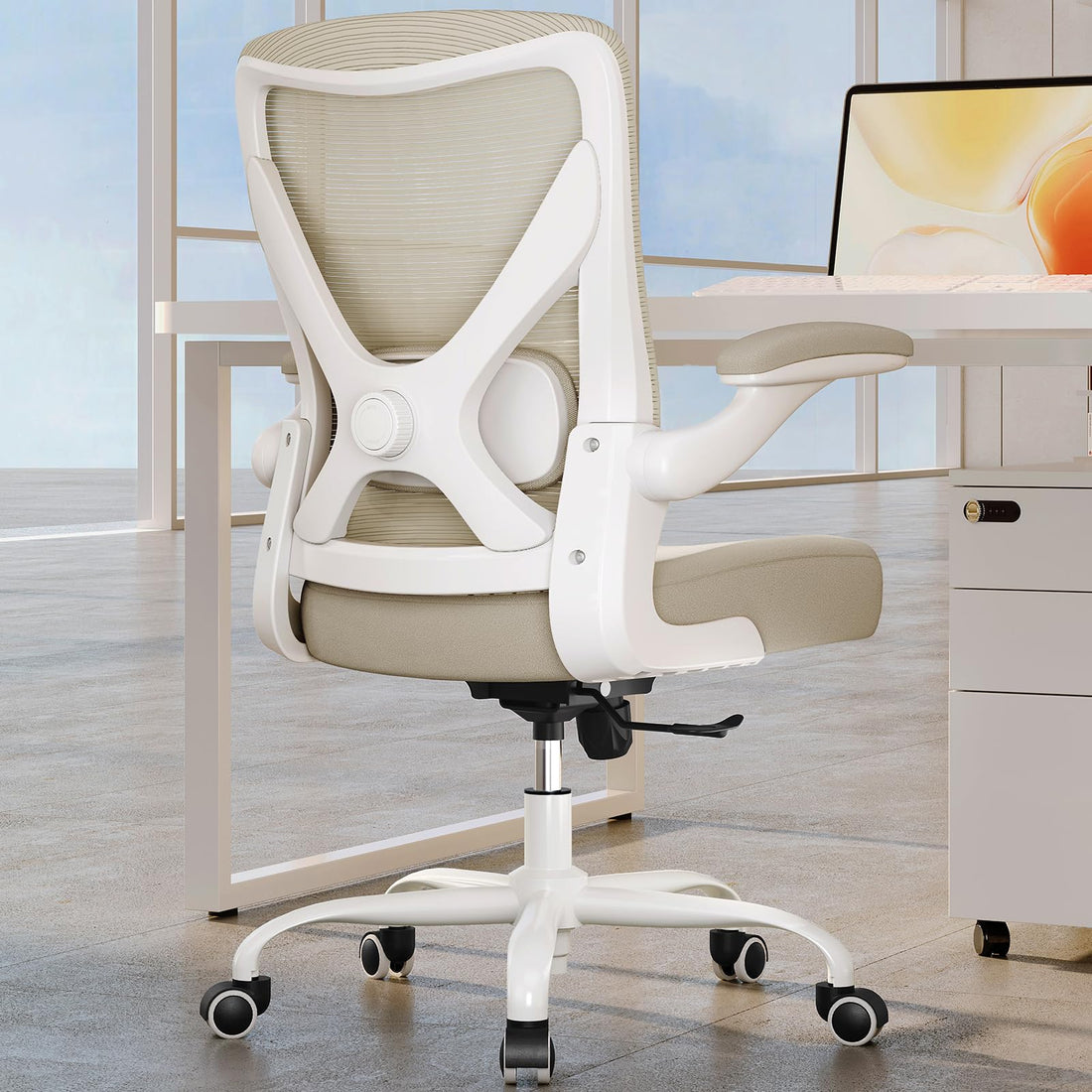 Ergonomic Office Chair, Grey Gold