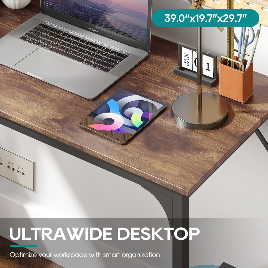 BestOffice 32" Modern Computer Desk, Black