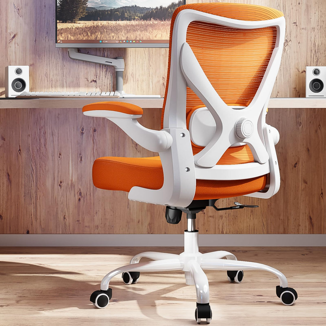 Ergonomic Office Chair, Grey Gold