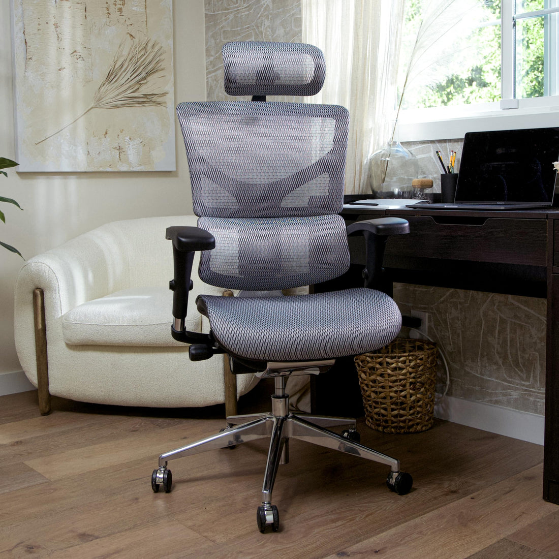 X-Chair X2 Ergonomic Task Chair, Black Mesh