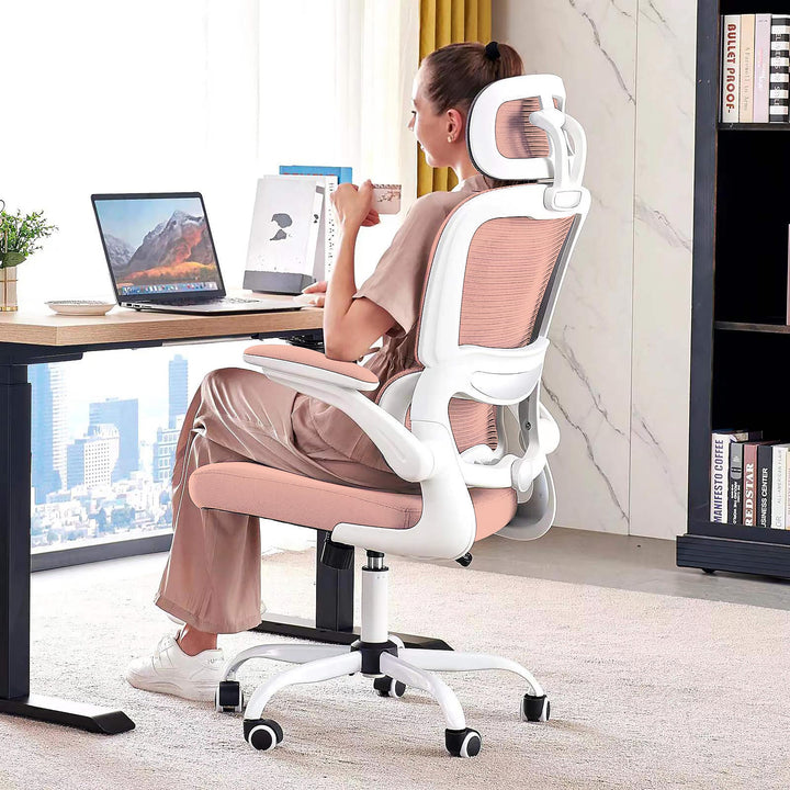 TRALT Ergonomic High Back Office Chair, Black