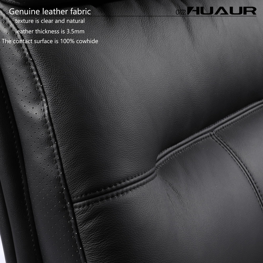 Leather High-Back Executive Chair, Brown