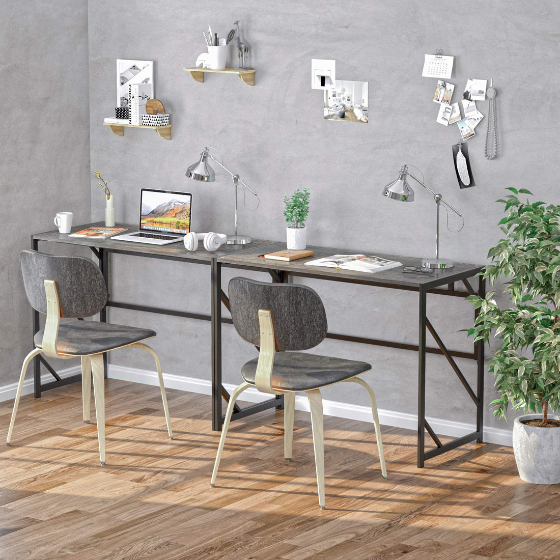 Elephance Folding Computer Desk for Home Office