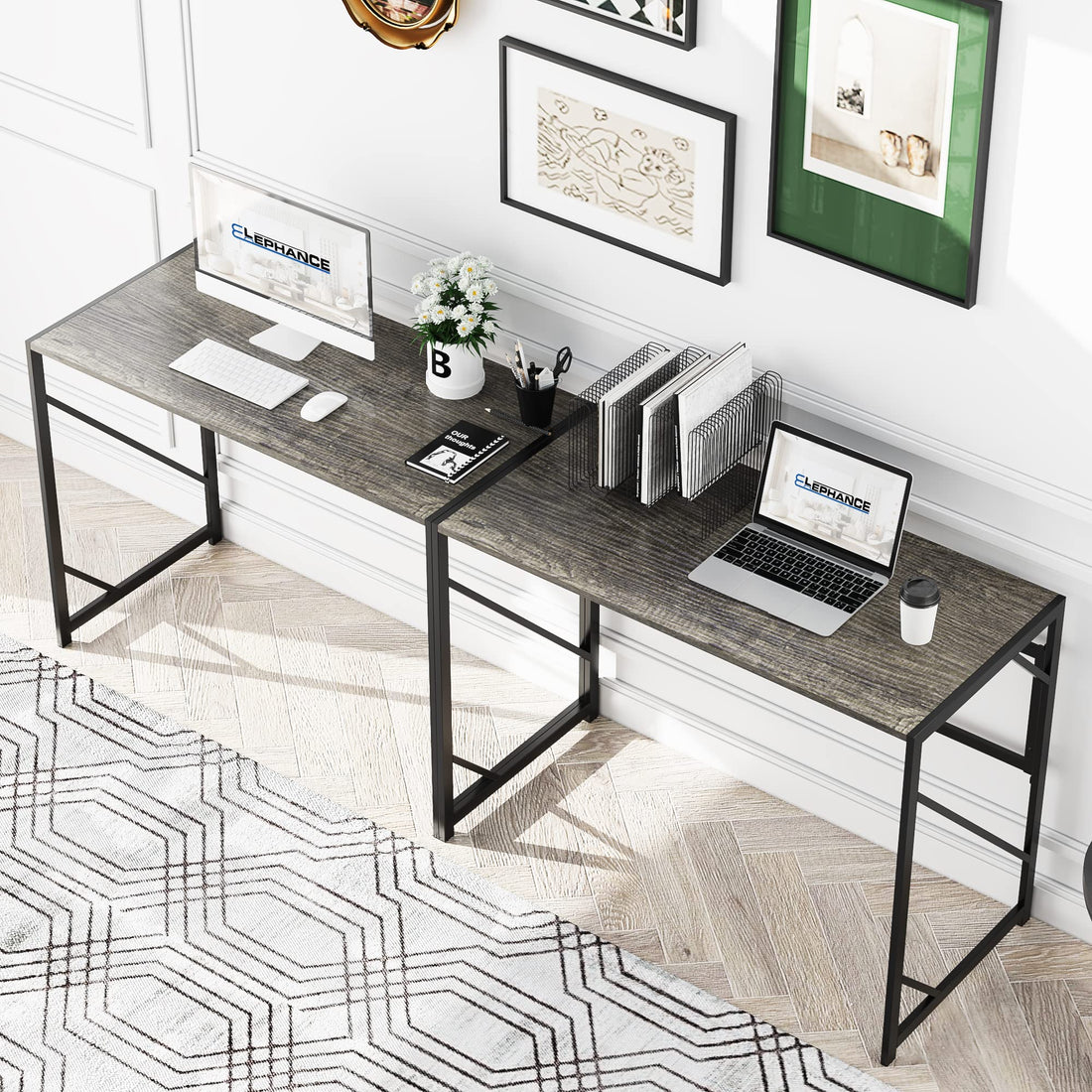 Elephance Folding Computer Desk for Home Office