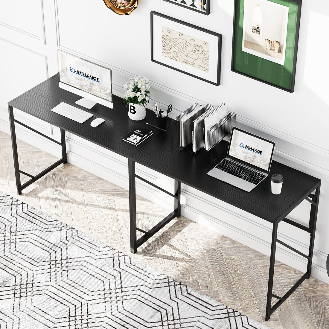 Elephance Folding Computer Desk for Home Office