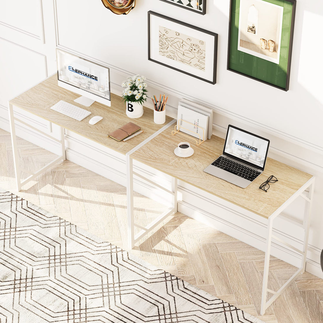 Elephance Folding Computer Desk for Home Office