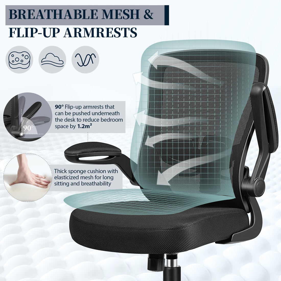 FelixKing Ergonomic Office Chair, Black